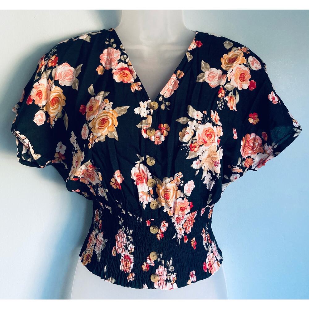 Floral Top Small Fairy Smocked